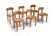 Pine Dining Chairs from Hirtshals Savvaerk, 1970s, Set of 6 5