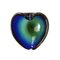 Mid-Century Italian Green and Blue Sommerso Murano Glass Bowl, 1960s, Image 1