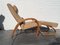 Skandinavischer Vintage Sessel mit Fußhocker von Nelo 11