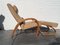 Vintage Scandinavian Lounge Chair with Ottoman from Nelo 11