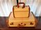 Vintage Parchment Suitcase & Beauty Case, Set of 2 1