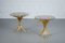 Vintage Hollywood Regency Wheat Side Tables, Set of 2 2