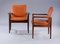 Cognacfarbener Diplomat Chair aus Leder & Palisander von Finn Juhl für France & Søn / France & Daverkosen, 1960er 3