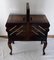 Vintage German Walnut Colored Sewing Table, 1950s, Image 1
