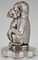 Escultura de chimpancé Art Déco de bronce de Marcel Guiraud Riviere, años 20, Imagen 6