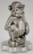 Escultura de chimpancé Art Déco de bronce de Marcel Guiraud Riviere, años 20, Imagen 3