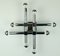 Chromed Metal 8-Arm Sconce, 1970s, Immagine 8