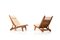 AP71 Reclining Lounge Chairs by Hans J. Wegner for A.P. Stolen, 1960s, Set of 2 1