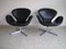 Vintage Swan Armchairs by Arne Jacobsen for Fritz Hansen, 1960s, Set of 2, Image 1