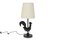 Wrought Iron Table Lamp, 1940s, Image 1