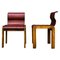 Leather & Plywood Dining Chairs by Tobia & Afra Scarpa, 1966, Set of 4, Image 9