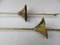 Art Deco Brass and Glass Ceiling Lamps, 1920s, Set of 2 19