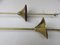Art Deco Brass and Glass Ceiling Lamps, 1920s, Set of 2, Image 19