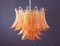 Italian Murano Amber Felci Glass Chandelier, 1988 12