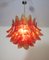 Italian Murano Amber Felci Glass Chandelier, 1988 8