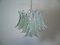 Lámpara de araña italiana de cristal de Murano, años 80, Imagen 4
