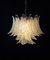 Lámpara de araña italiana de cristal de Murano, años 80, Imagen 7