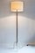 Lámpara de pie Mid-Century de cuero de Jacques Adnet, años 50, Imagen 2