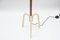 Lámpara de pie Mid-Century de cuero de Jacques Adnet, años 50, Imagen 6