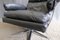 Vintage Black Leather Lounge Chair and Ottoman Set by Arne Norell for Vatne Lenestolfabrikk, 1960s, Image 7