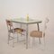 Italienischer Formica & Chrom Esstisch, 1950er 19