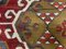 Kleiner rötlicher türkischer Vintage Kilim Teppich, 1960er 7