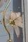 Italian Glided Metal Lotus Flower Floor Lamp, 1970s, Image 15