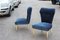 Italian Velvet Lounge Chairs, 1950s, Set of 2 7