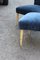 Italian Velvet Lounge Chairs, 1950s, Set of 2, Image 4