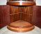 Vintage Art Deco Rosewood, Mahogany & Sycamore Corner Cabinet 23