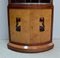 Vintage Art Deco Rosewood, Mahogany & Sycamore Corner Cabinet, Immagine 14