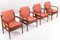 Mid-Century Rosewood Model 341 Armchairs by Arne Vodder for Sibast, Set of 4 2