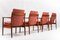 Mid-Century Rosewood Model 341 Armchairs by Arne Vodder for Sibast, Set of 4 3