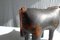 Mid-Century Leather Bull Stool by Dimitri Omersa for Valenti, 1960s 7