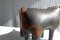 Mid-Century Leather Bull Stool by Dimitri Omersa for Valenti, 1960s, Image 7
