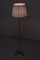 Lámpara de pie sueca de latón de Böhlmarks, años 40, Imagen 10