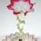 Antique English Victorian Pink Vaseline Glass Epergne 9