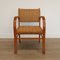 Mid-Century Wood and Rope Lounge Chair, 1950s, Image 2