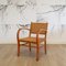 Mid-Century Wood and Rope Lounge Chair, 1950s 7