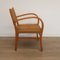 Mid-Century Wood and Rope Lounge Chair, 1950s 3