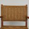 Mid-Century Wood and Rope Lounge Chair, 1950s 8