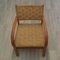 Mid-Century Wood and Rope Lounge Chair, 1950s 9
