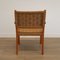 Mid-Century Wood and Rope Lounge Chair, 1950s 5