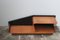 Small Mid-Century Rosewood and Black Laminated Shelf, 1960s 6