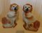 19th Century English Earthenware Dog Figurines, Set of 2, Image 1