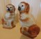 19th Century English Earthenware Dog Figurines, Set of 2 5