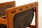 Large Danish Teak and Leather Magazine Rack from Salin Mobler, 1960s, Immagine 3