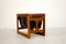 Large Danish Teak and Leather Magazine Rack from Salin Mobler, 1960s 1