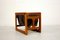 Large Danish Teak and Leather Magazine Rack from Salin Mobler, 1960s, Image 1