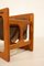 Large Danish Teak and Leather Magazine Rack from Salin Mobler, 1960s, Immagine 4